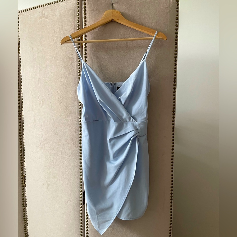 Light blue mini dress
